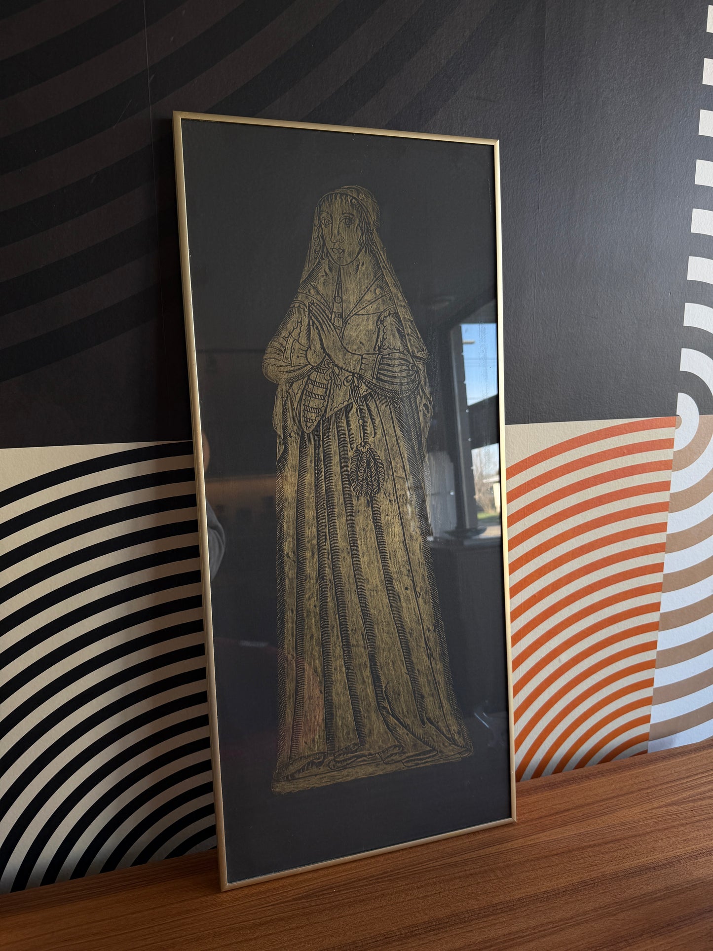 Vintage Medieval Style Framed Artwork