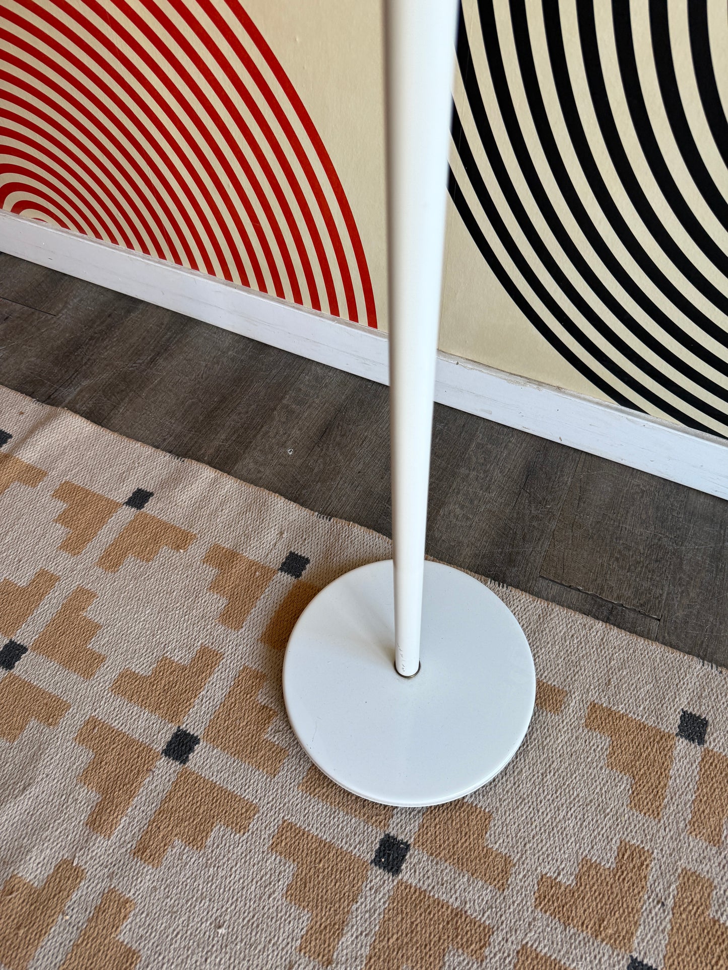 Vintage Adjustable White Floor Lamp
