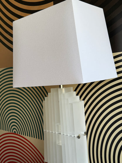 Lucite Table Lamp