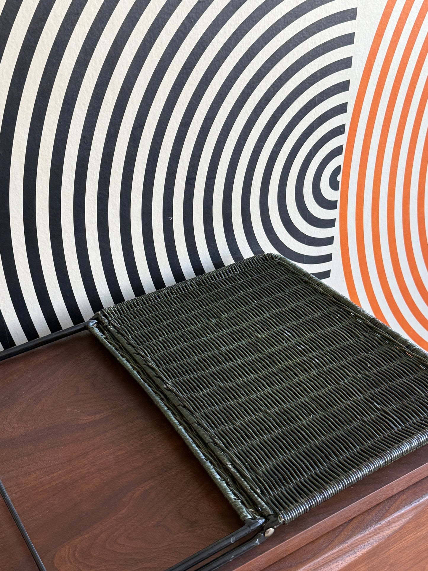 Vintage Folding Magazine Rack