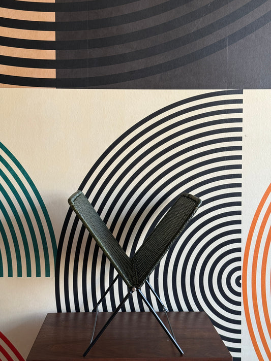 Vintage Folding Magazine Rack