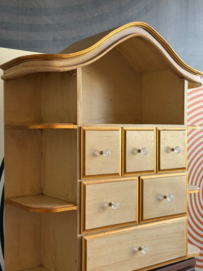 Vintage Curio / Apothecary Style Cabinet
