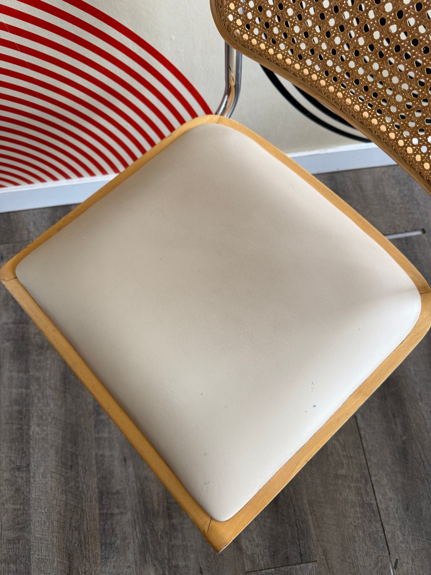 Vintage Italian Cesca Style Cane Chair #2
