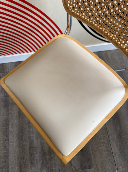 Vintage Italian Cesca Style Cane Chair #2