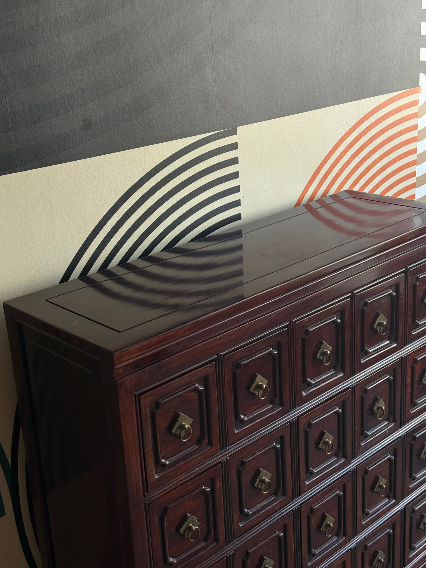 Vintage Asian Apothecary Chest