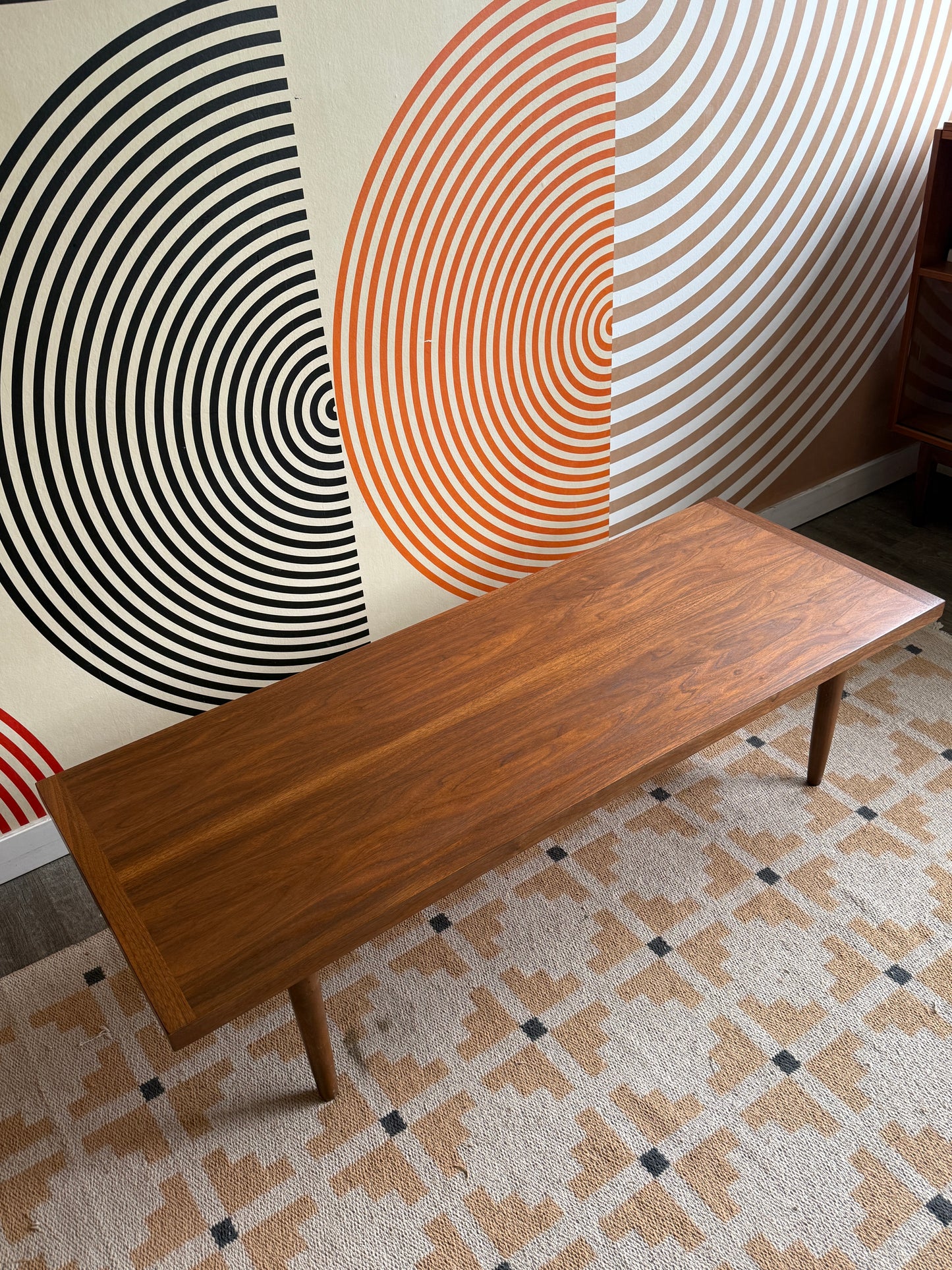 Vintage Walnut Coffee Table