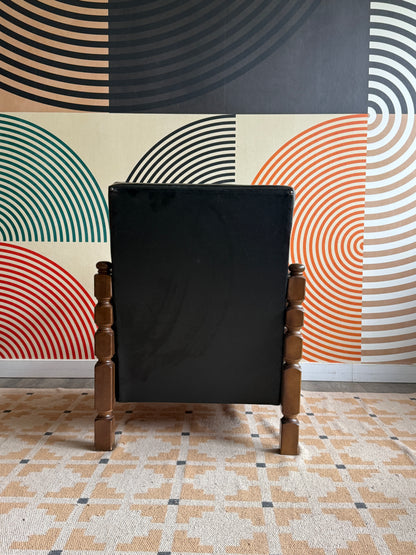 Vintage Brutalist Lounge Chair