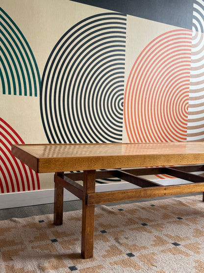 Vintage Oak Coffee Table