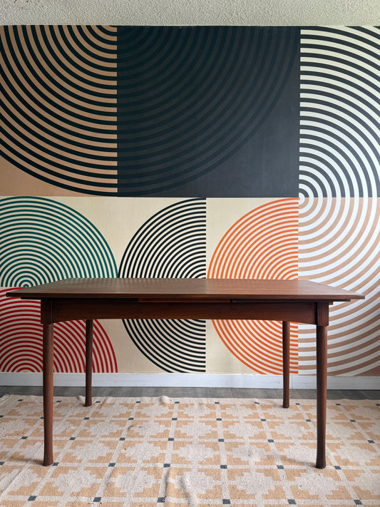 Vintage Teak RS Associates Surfboard Table