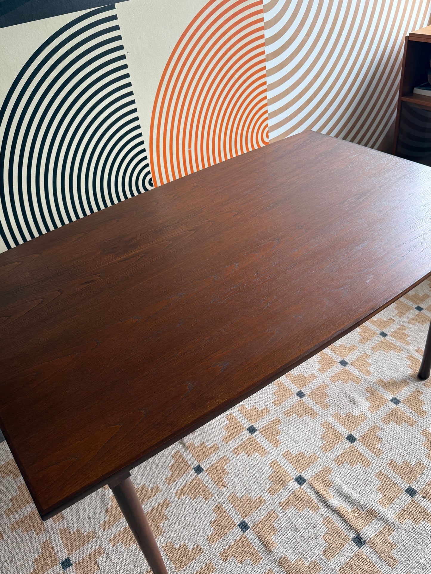 Vintage Teak RS Associates Surfboard Table