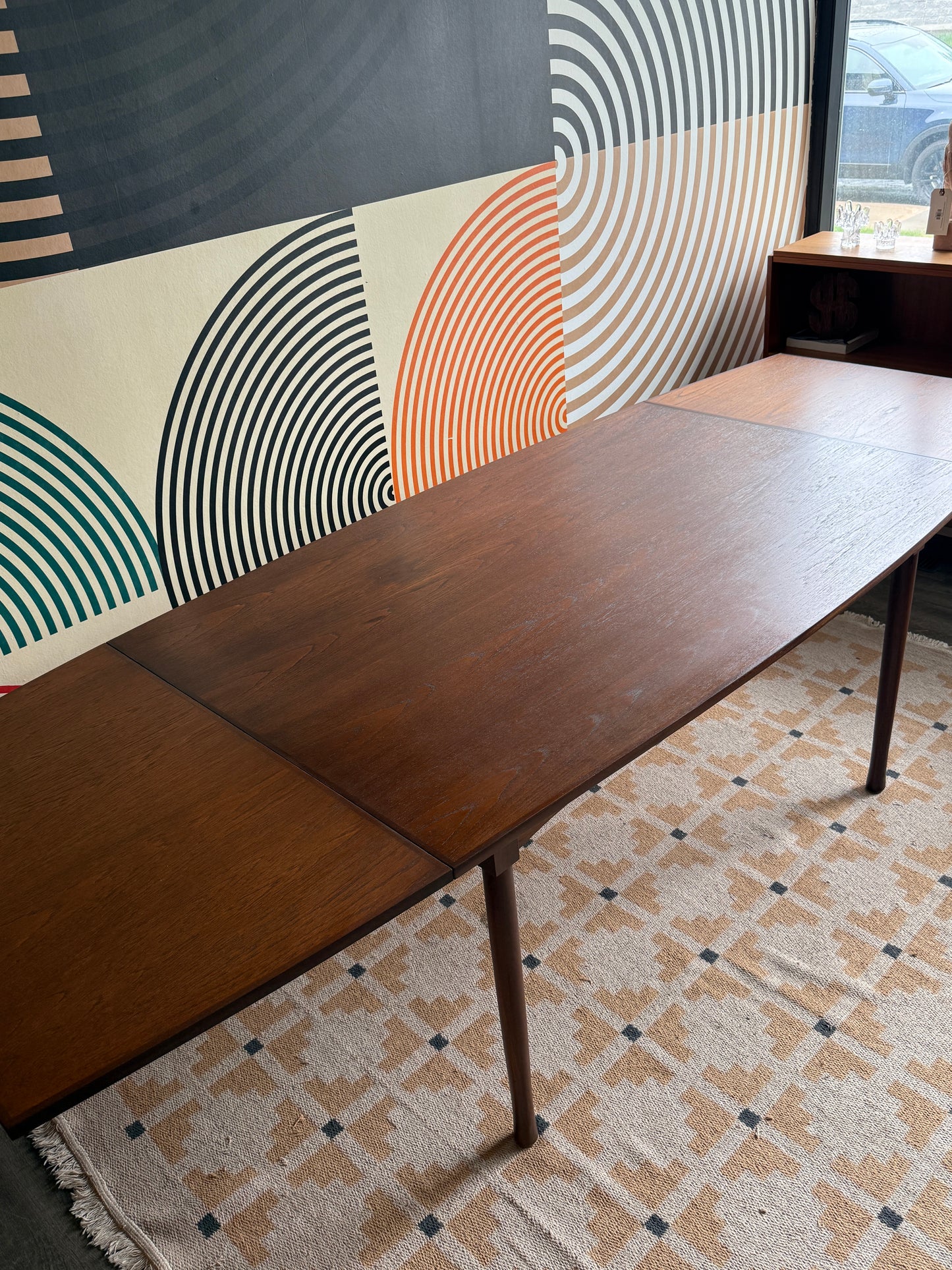 Vintage Teak RS Associates Surfboard Table