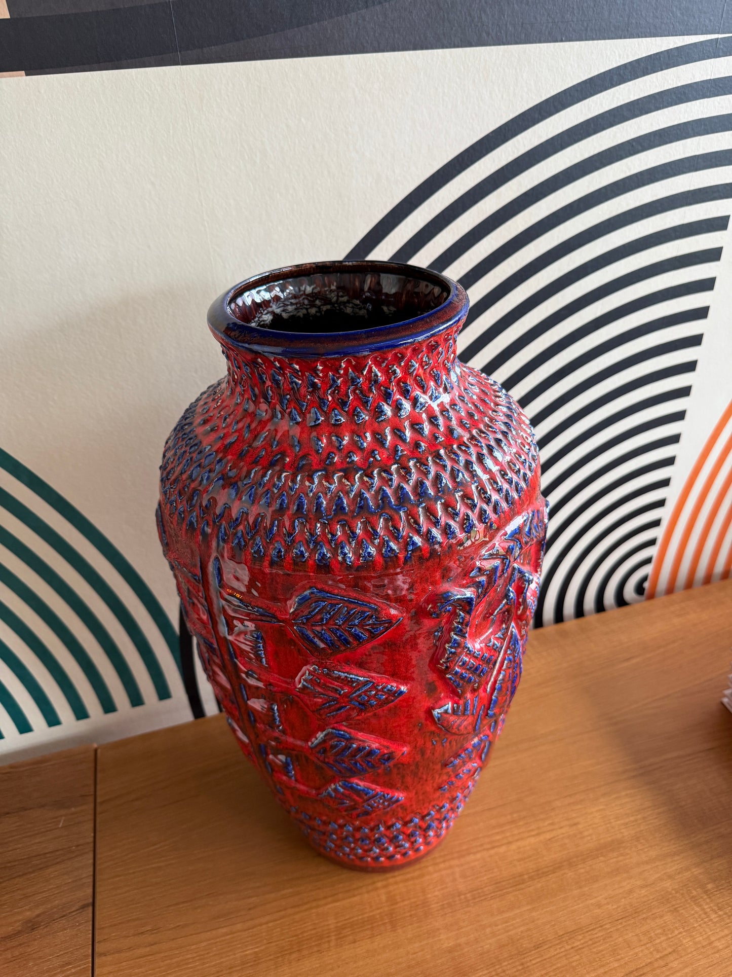 Vintage West German Pottery Vase