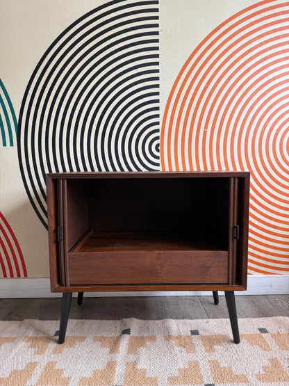 Walnut Tambour Door Cabinet (2)