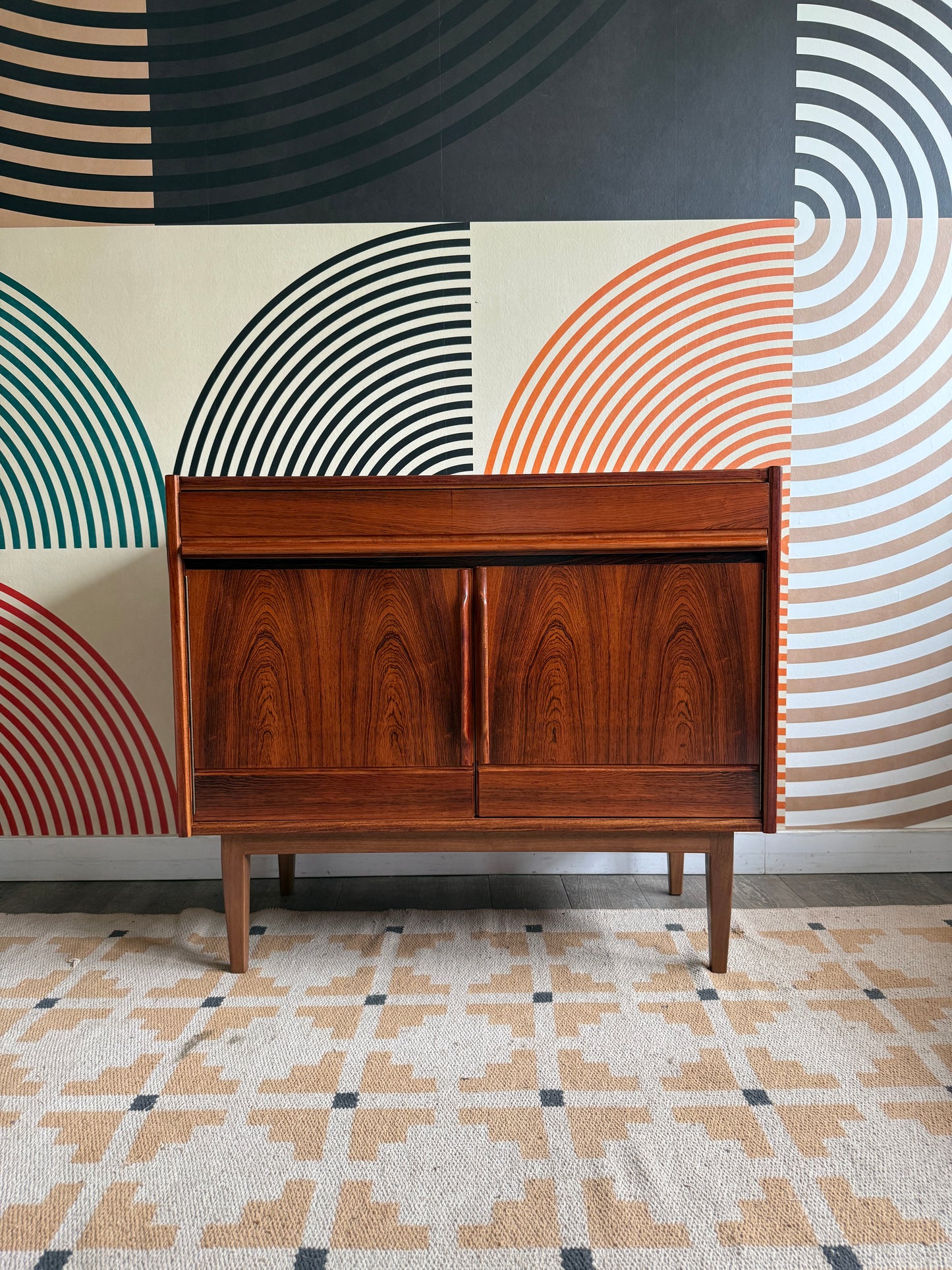 Danish Rosewood Bar Cabinet / Dry Bar