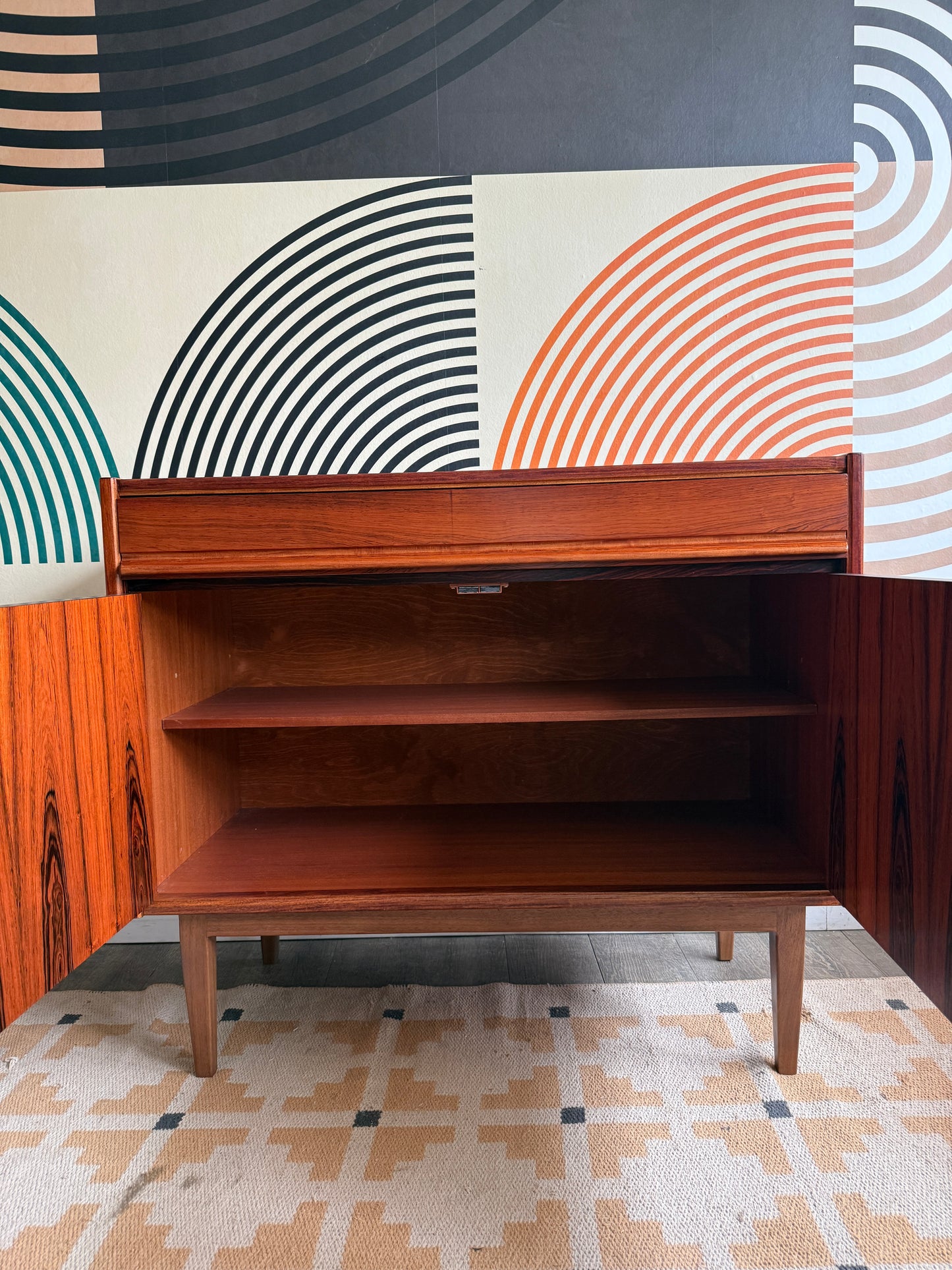 Danish Rosewood Bar Cabinet / Dry Bar