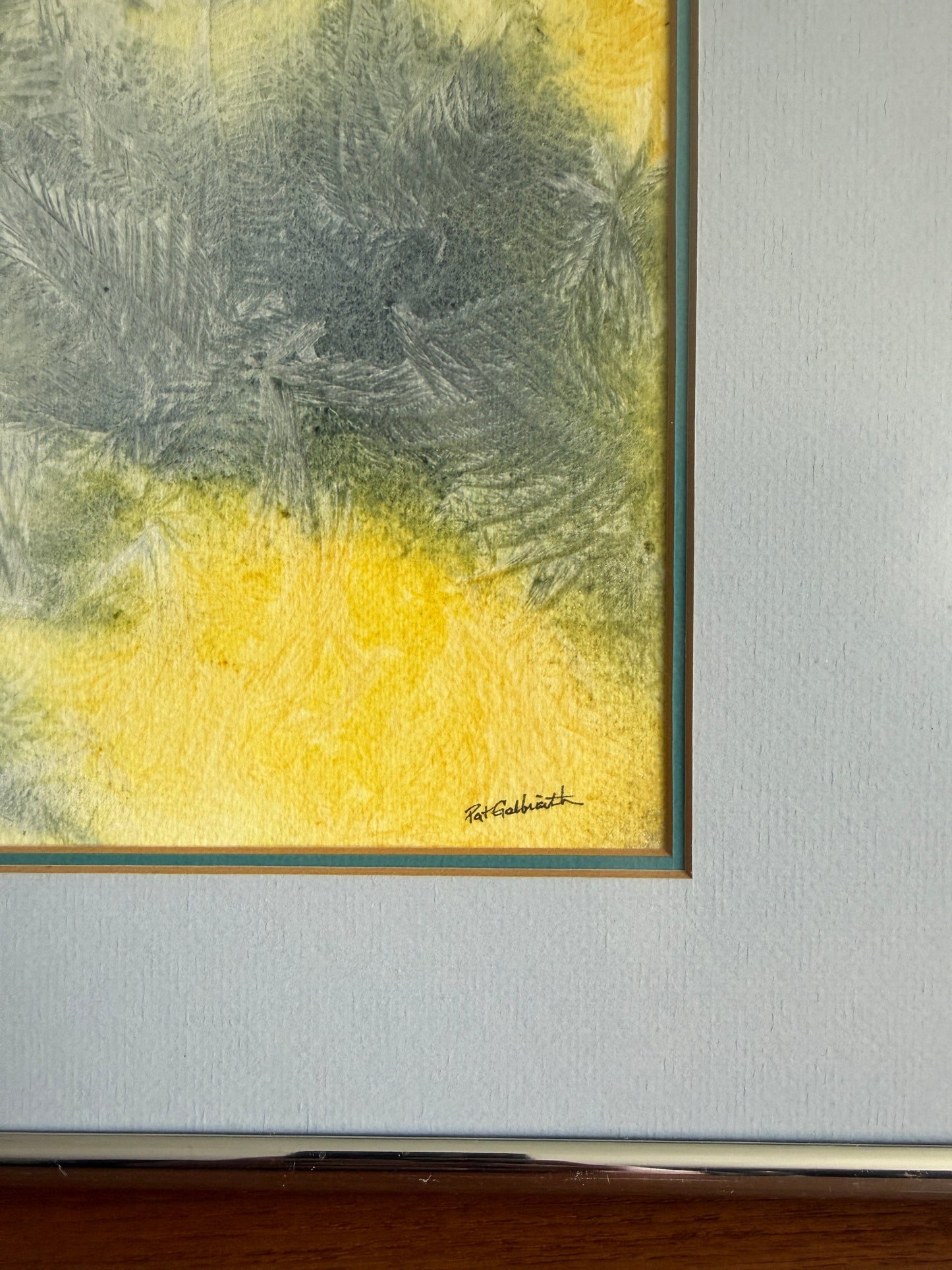 Vintage Abstract Mixed Media Artwork