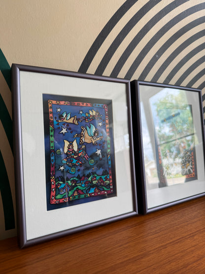 Pair of Framed Beth Coulas Art Prints