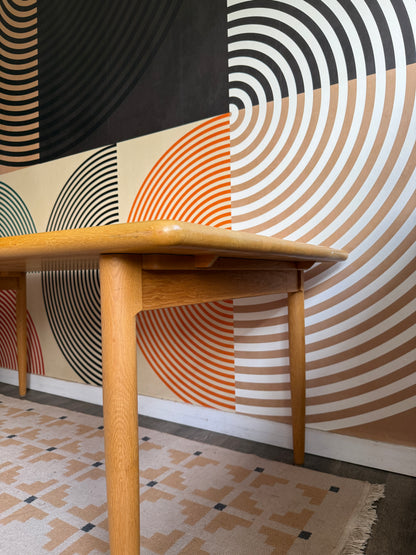 Møller Solid Oak Danish Dining Table