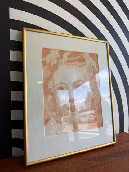 Framed Portrait Watercolour