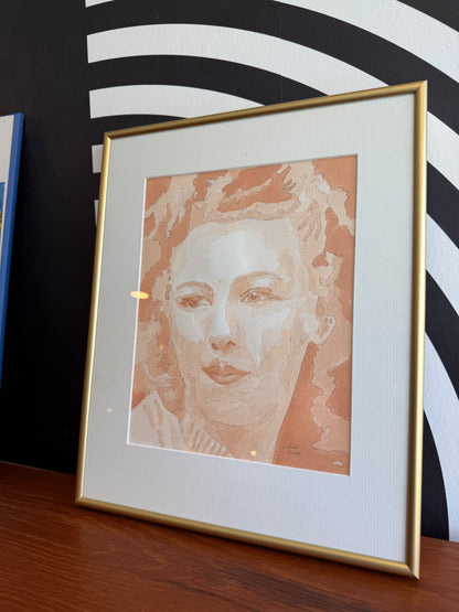 Framed Portrait Watercolour