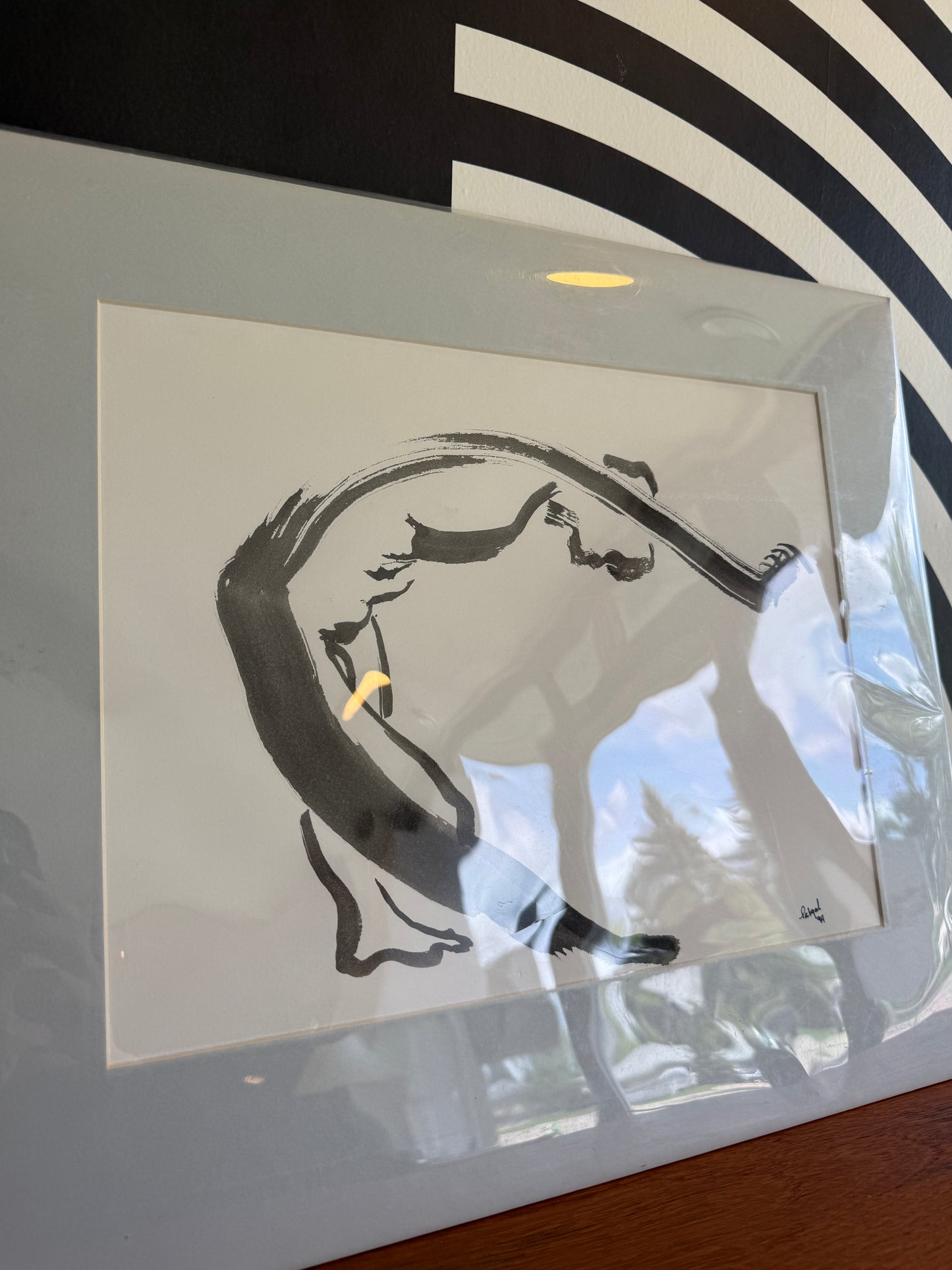 Abstract Ink Figure Study Art