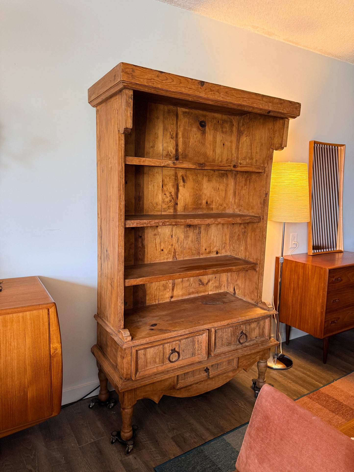 Primitive Mexican Pine Hutch