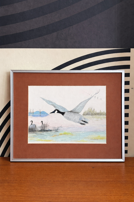 Vintage Framed Wildlife Artwork – Signed A.I. Flemming