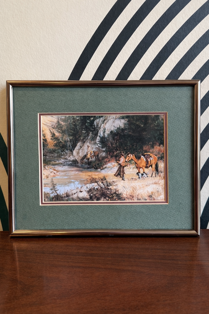 Howard Rogers “Time for a drink” Framed Print
