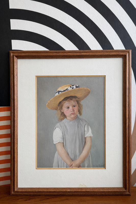 Vintage Framed Portrait Print