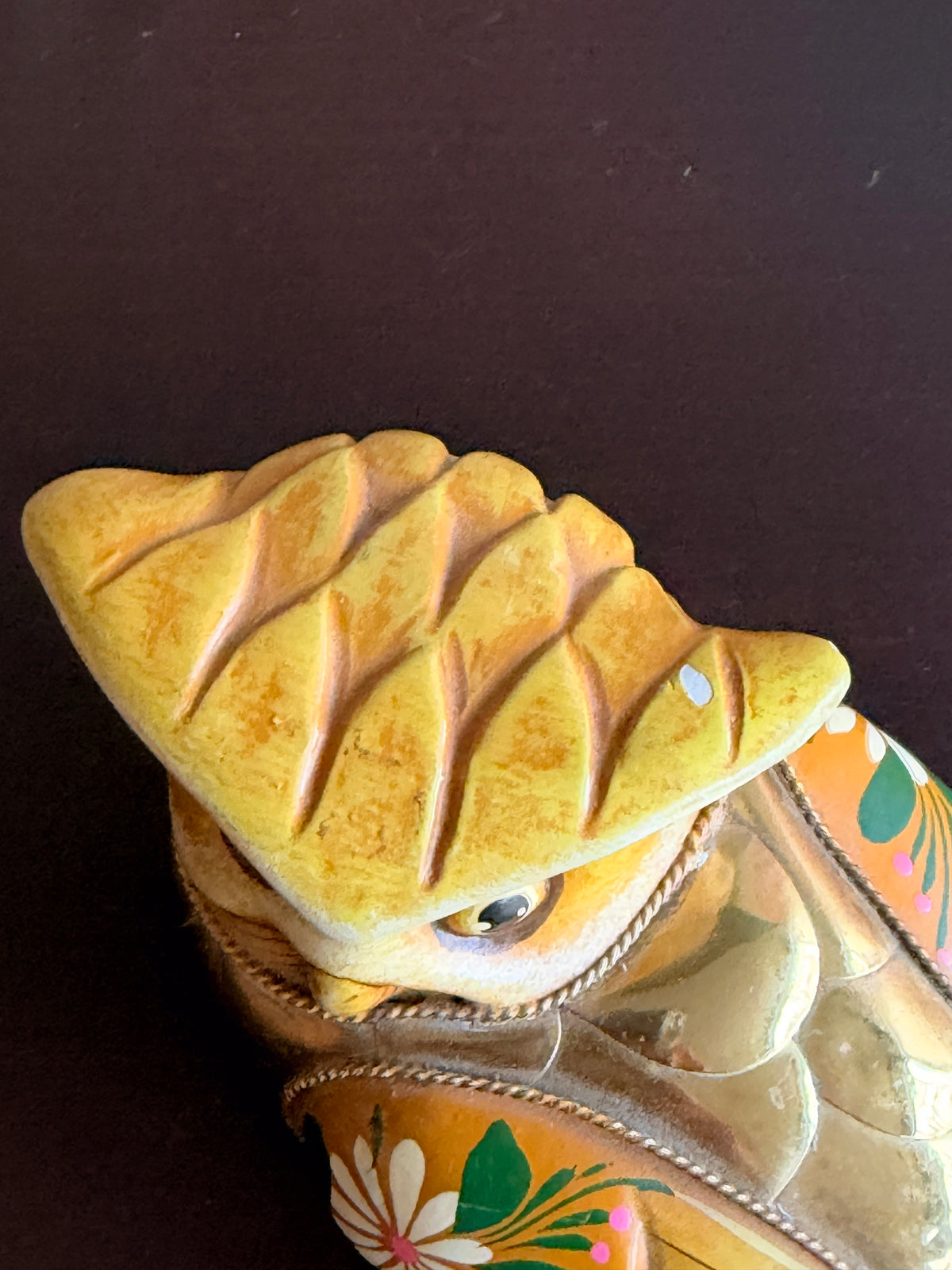 Vintage Mexican Pottery Owl Figurine