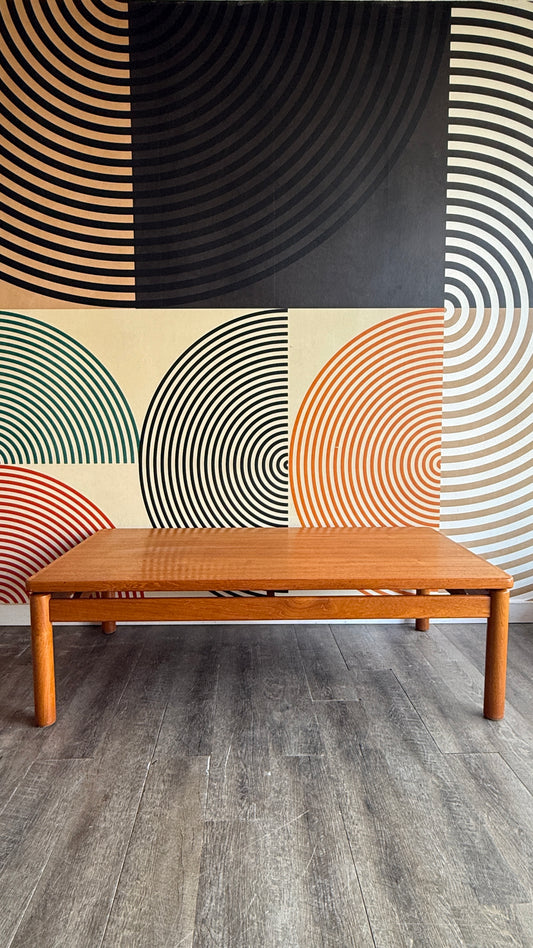 Vintage Danish Modern Teak Coffee Table