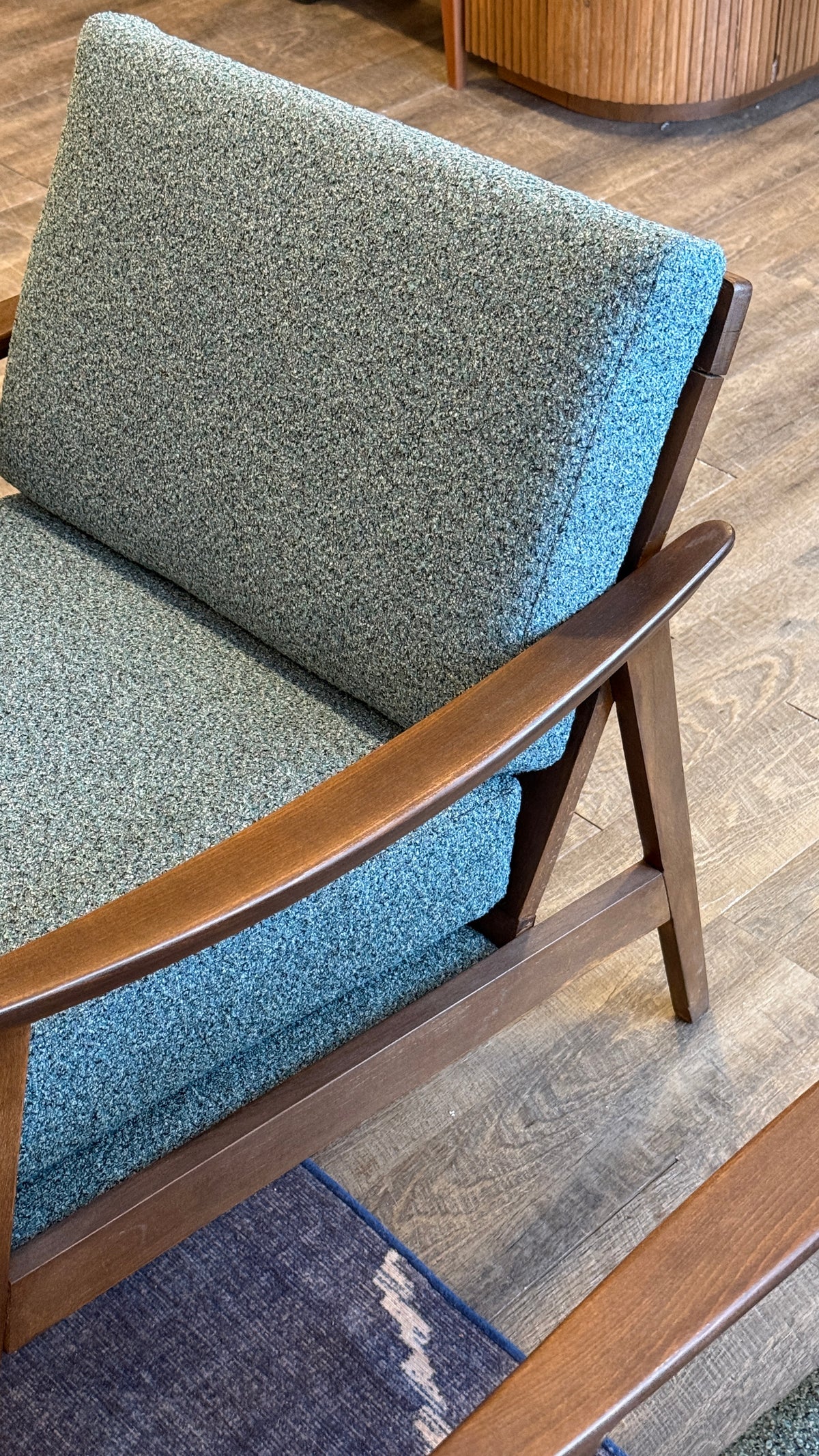 Vintage Mid-Century Modern Wood Lounge Chair