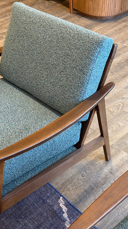Vintage Mid-Century Modern Wood Lounge Chair