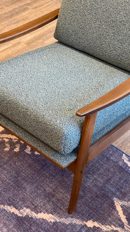 Vintage Mid-Century Modern Wood Lounge Chair