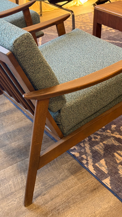 Vintage Mid-Century Modern Wood Lounge Chair