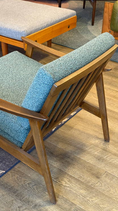 Vintage Mid-Century Modern Wood Lounge Chair
