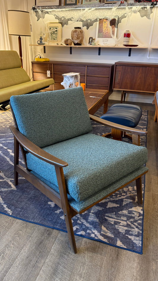 Vintage Mid-Century Modern Wood Lounge Chair