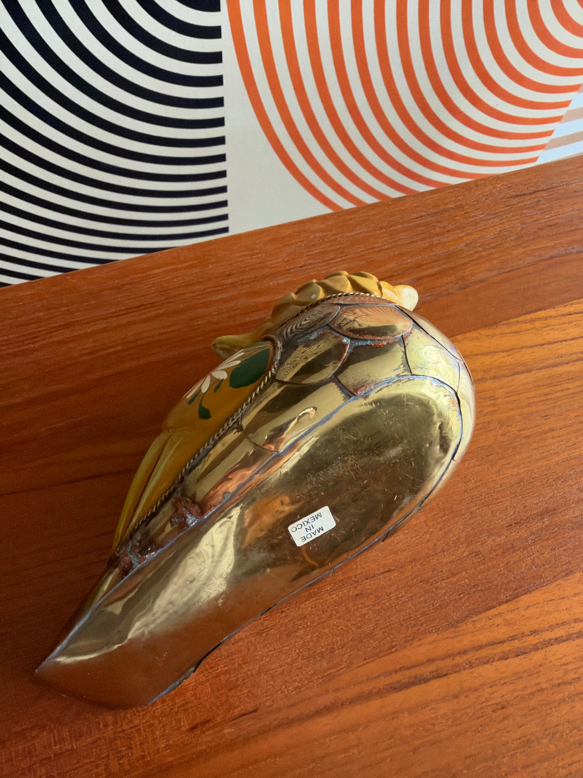 Vintage Mexican Pottery Owl Figurine