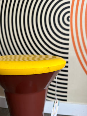 Vintage MCM Caroma Plastic Stool
