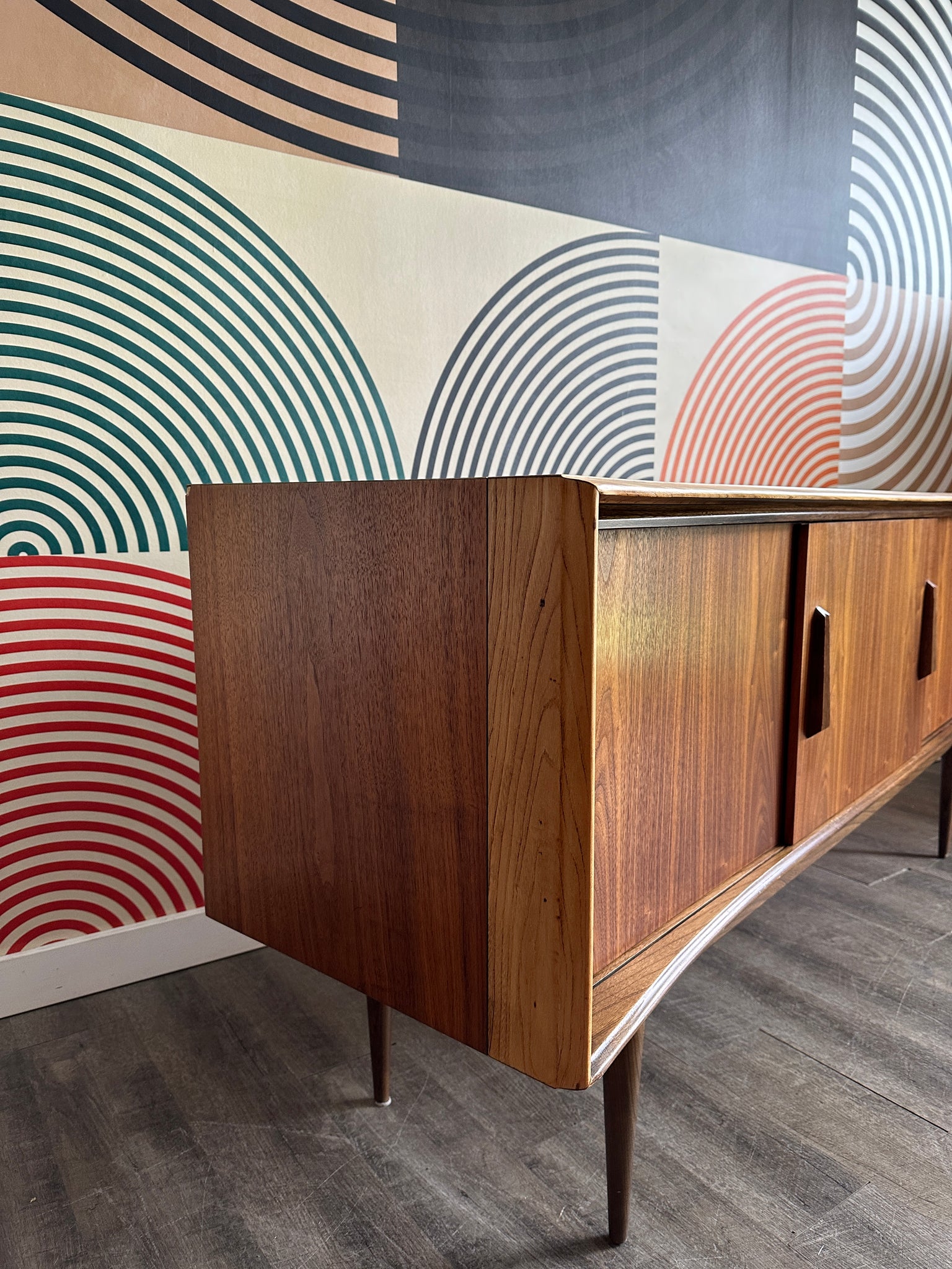 Vintage Deilcraft Walnut Sideboard