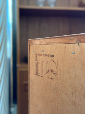 Danish Teak 8 Drawer Dresser by Hundevad Furniture