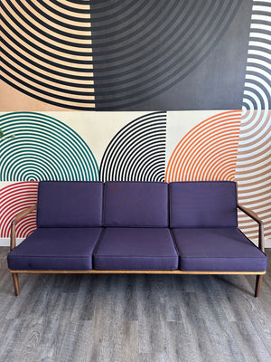 Vintage Midcentury Modern Three-seater Sofa