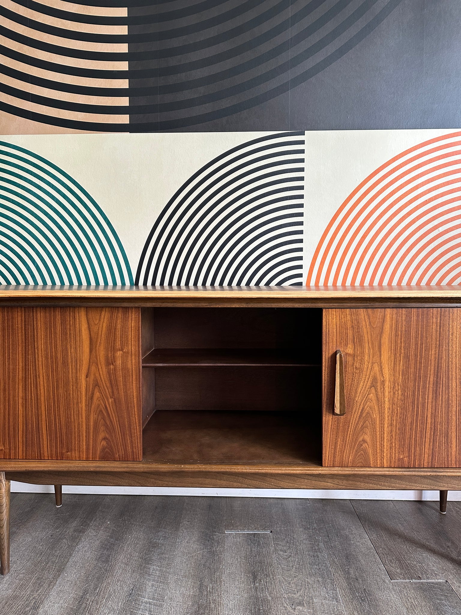 Vintage Deilcraft Walnut Sideboard