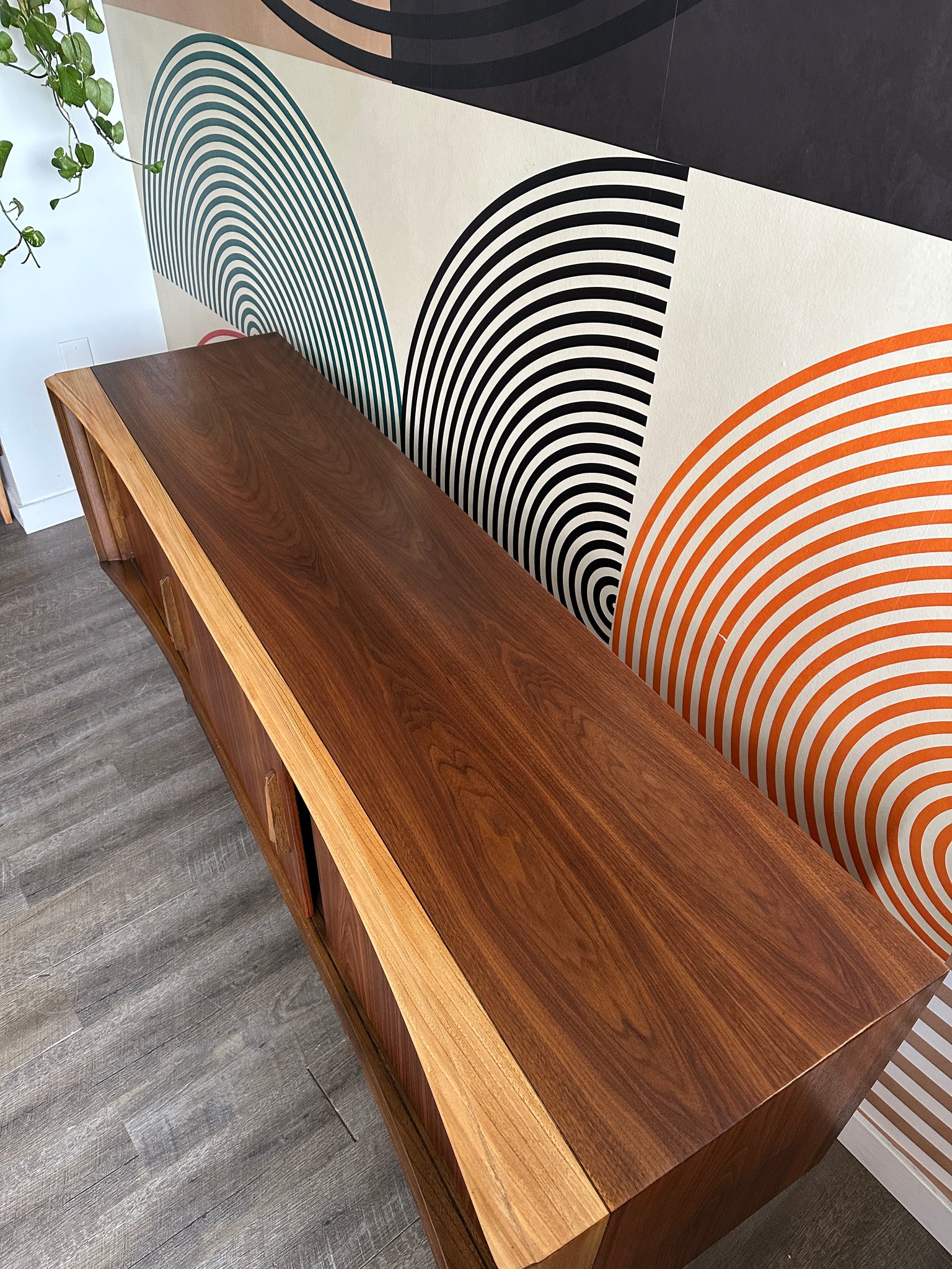 Vintage Deilcraft Walnut Sideboard