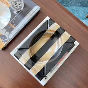 Stripe Onyx Ashtray/Catchall