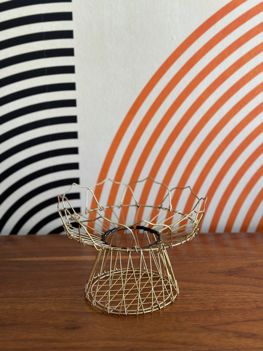 Vintage French Wire Basket by Erdecor