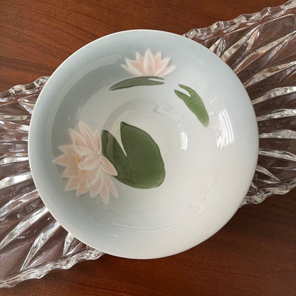 Vintage Bing and Grondahl Denmark Waterlilies Bowl #6415