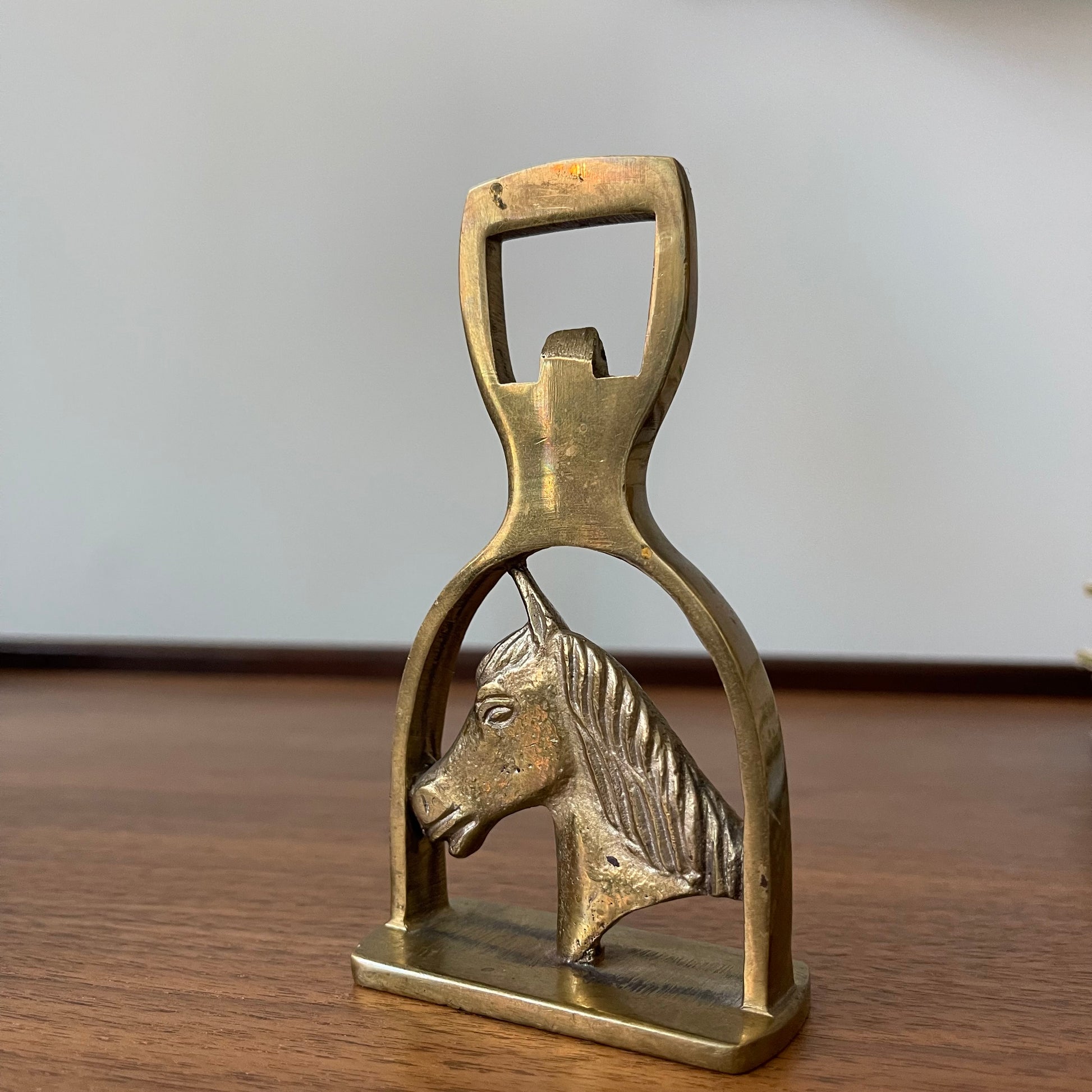 Brass Horse Bottle Opener