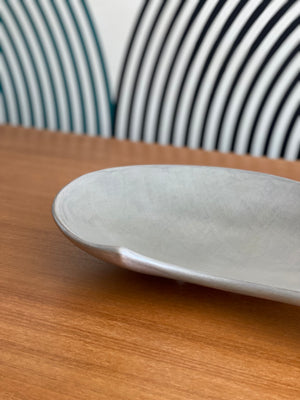 Large Organic Shaped Ceramic Plate