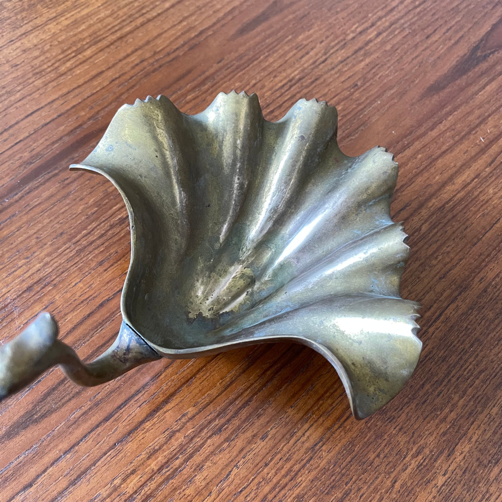 Vintage Brass Peacock Catchall